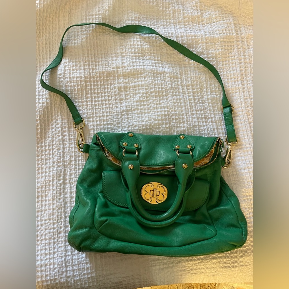 EUC Emma Fox leather fold over purse
